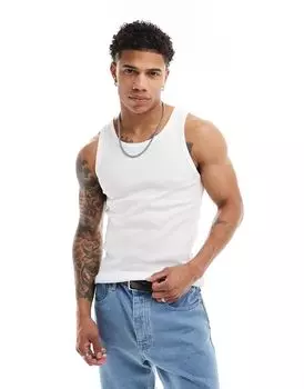 Pull&Bear - Майка белого цвета