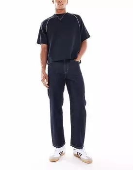 Pull&Bear - Свободные джинсы цвета индиго