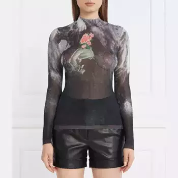 Pullover_Lars_Длинная блузка приталенного кроя Desigual, черный