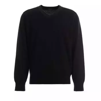 Пулловер v-pullover 1/1 arm auennhte 200 schwarz S.Marlon, черный