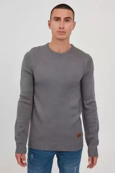 Пуловер 11 Project Strick PRNoel, серый