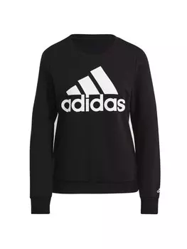 Пуловер adidas Pullover Rundhals, черный