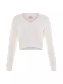 Пуловер aleva, белый