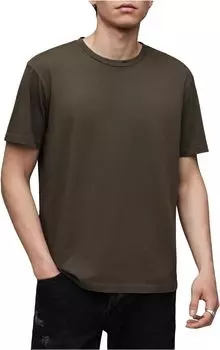 Пуловер AllSaints Curtis Short Sleeve Crew, цвет Dark Ivy Green
