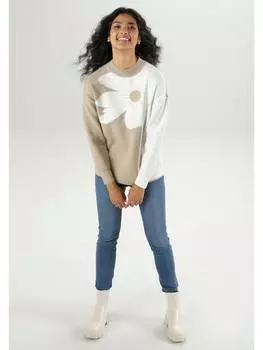 Пуловер Aniston, цвет beige/creme