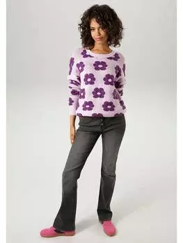 Пуловер Aniston, сиреневый