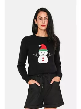 Пуловер ASSUILI Kaschmir-Pullover, черный