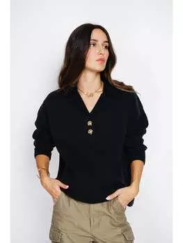 Пуловер ASSUILI Kaschmir-Pullover, черный