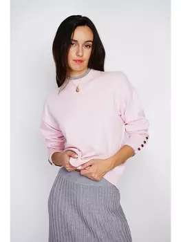 Пуловер ASSUILI Kaschmir-Pullover, розовый