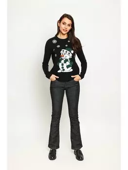 Пуловер ASSUILI Pullover, черный