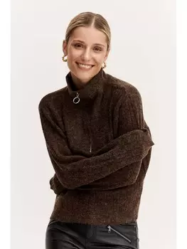 Пуловер b.young, коричневый