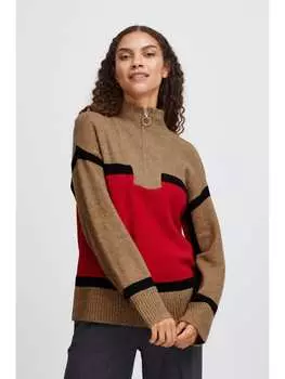 Пуловер b.young, коричневый