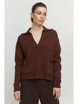 Пуловер b.young, коричневый