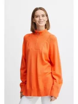 Пуловер b.young, оранжевый