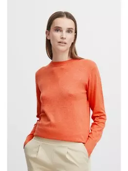 Пуловер b.young, оранжевый