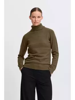 Пуловер b.young Rollkragenpullover BYMANINA ROLLNECK 20813906 Klassischer Rollkragenpullover, зеленый