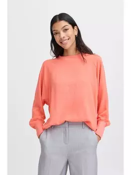 Пуловер b.young Rollkragenpullover, розовый