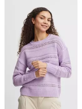 Пуловер b.young, розовый