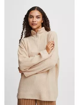 Пуловер b.young, серый