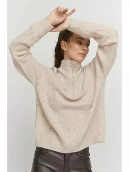 Пуловер b.young, серый