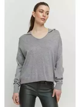 Пуловер b.young, серый