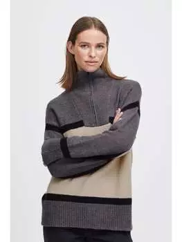 Пуловер b.young, серый