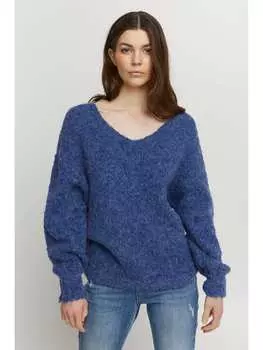 Пуловер b.young, синий