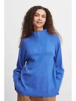 Пуловер b.young, синий