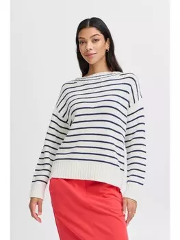 Пуловер b.young Strickpullover, белый