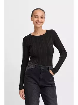 Пуловер b.young Strickpullover BYMOBBE RAGLAN JUMPER - 20815892 modischer Strickpullover, черный