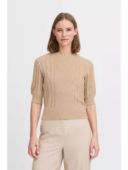 Пуловер b.young Strickpullover, коричневый