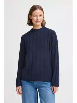 Пуловер b.young Strickpullover, синий