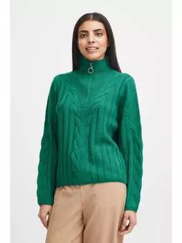 Пуловер b.young, зеленый