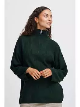 Пуловер b.young, зеленый