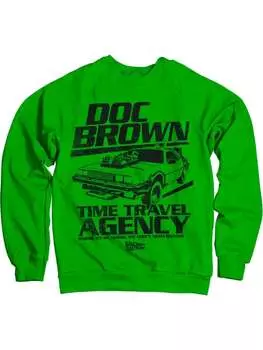 Пуловер Back To The Future, зеленый
