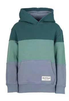 Пуловер Band of Rascals Kapuzen 3C Block, цвет racing green dove blue