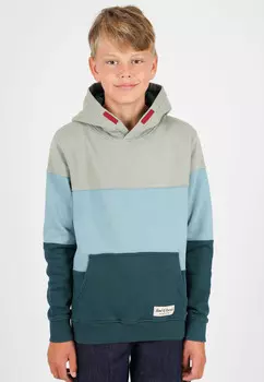 Пуловер Band of Rascals Kapuzen 3C Block, цвет moos racing green