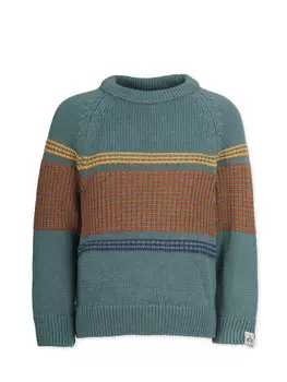 Пуловер Band of Rascals Strick 70th Stripes, цвет sage