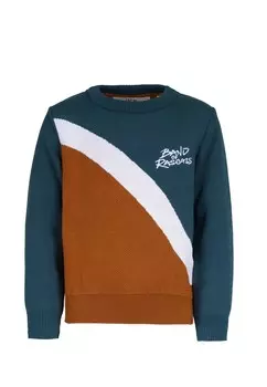 Пуловер Band of Rascals Strick Wave, цвет dark petrol burned brick