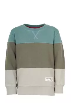 Пуловер Band of Rascals Sweat 3c Block, цвет sage moos
