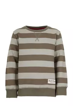 Пуловер Band of Rascals Sweat Striped, цвет olive moos
