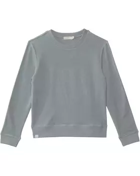 Пуловер Barefoot Dreams Kids CozyChic Malibu Collection Youth Brushed Fleece Pullover, цвет Moonbeam