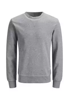 Пуловер базовый свитшот Jack & Jones, серый