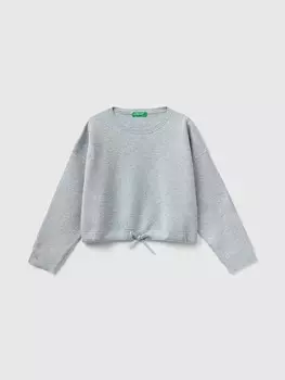 Пуловер Benetton Pullover, светло-серый