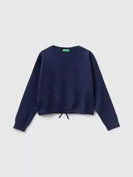 Пуловер Benetton Pullover, темно-синий