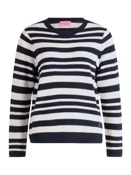 Пуловер Betty Barclay Basic Strick, цвет patch dark blue/cream