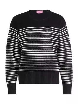 Пуловер Betty Barclay Basic Strick, цвет patch black/cream