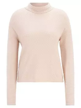 Пуловер Betty Barclay Basic-Strickpullover mit Rippenstruktur, бежевый