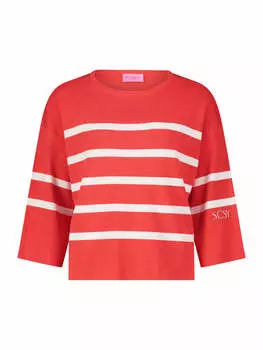 Пуловер Betty Barclay, цвет patch red/cream