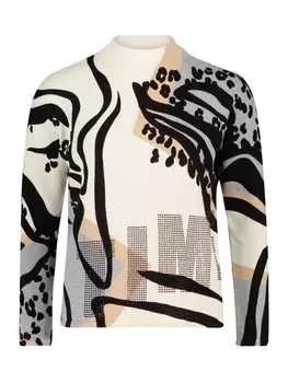 Пуловер Betty Barclay Grobstrick-Pullover mit Aufdruck, цвет Patch Nature/Black